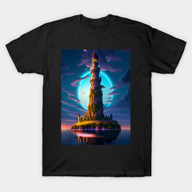 Whimsical Tower T-Shirt by Trip Tank